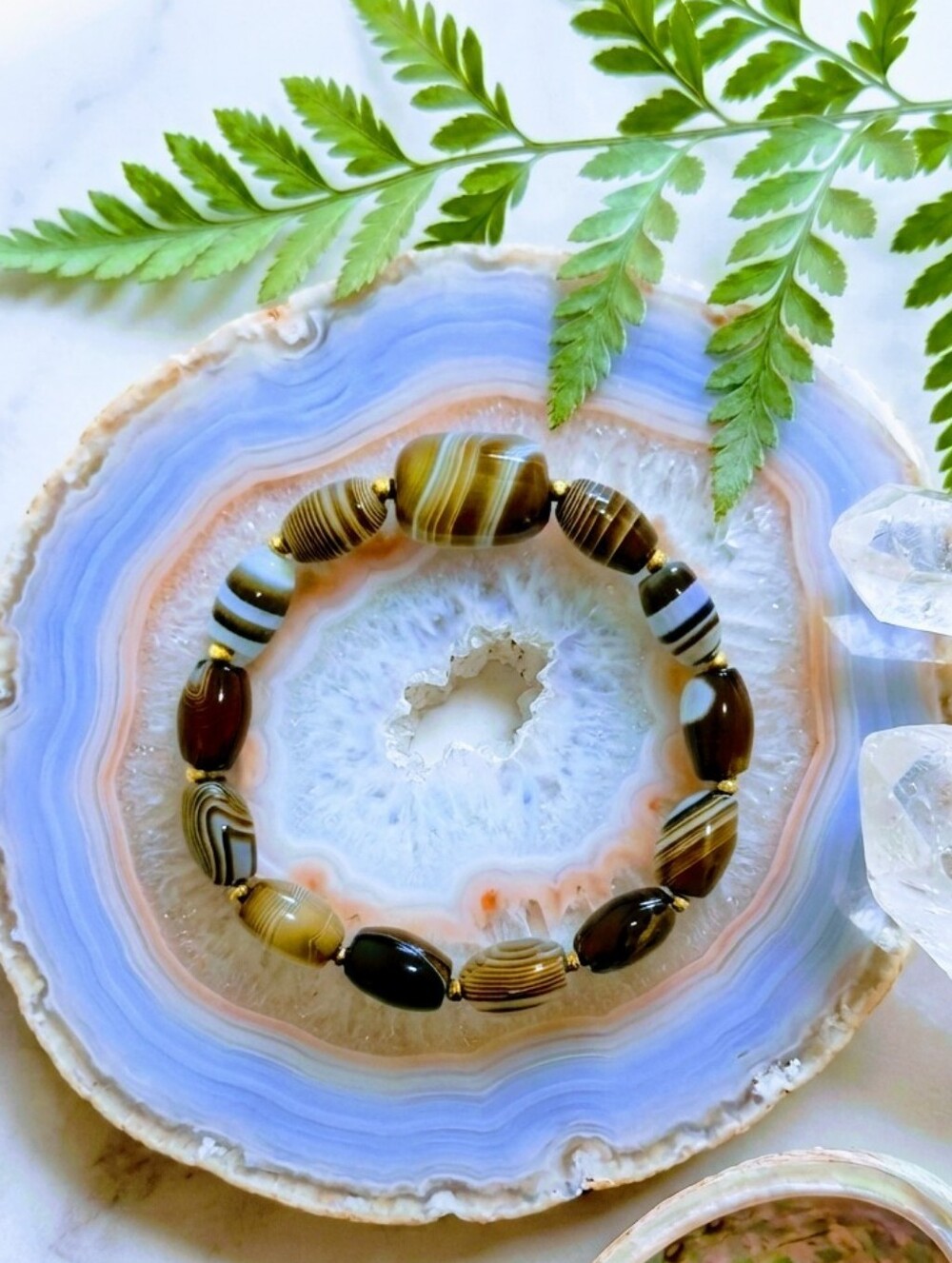 Sardonyx/Striped Agate Bracelet
